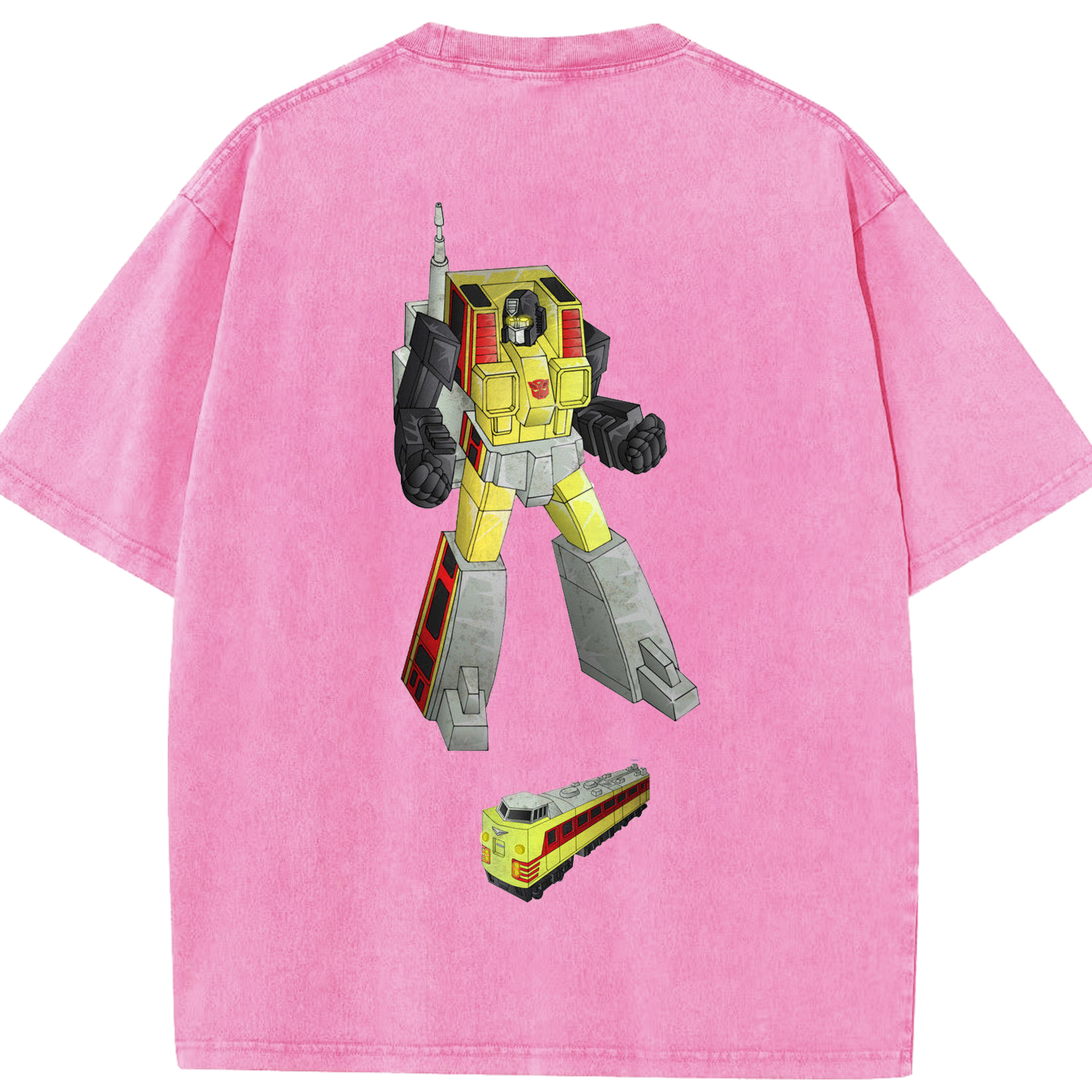 （画像用）  綿100% ヴィンテージ風 半袖Tシャツ（背面プリント）